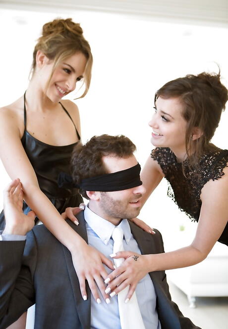 Very attractive women Kimmy Granger and Gia Paige in amazing 3some scene 